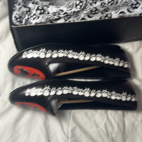 Strange cvlt misfits line women’s size 11 Lydia Flats - Picture 6 of 10